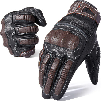 Leather bike Gloves 004