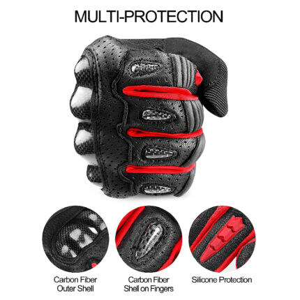 Leather bike Gloves 003
