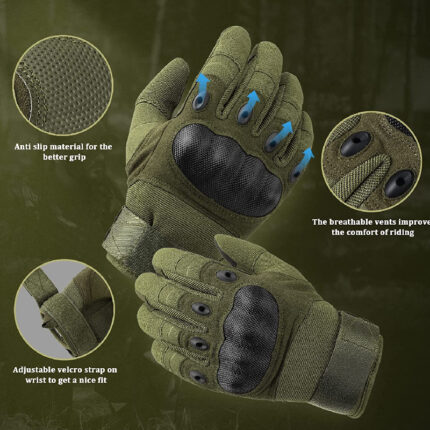 Leather bike Gloves 007