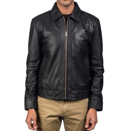 Inferno Black Leather Jacket