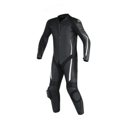 Motorbike Leather Race Suit Black Motorcycle Riding Suit