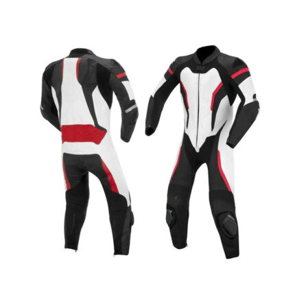 Motorbike Racing Leather Suit for Men's Motorcycle Riding Suit