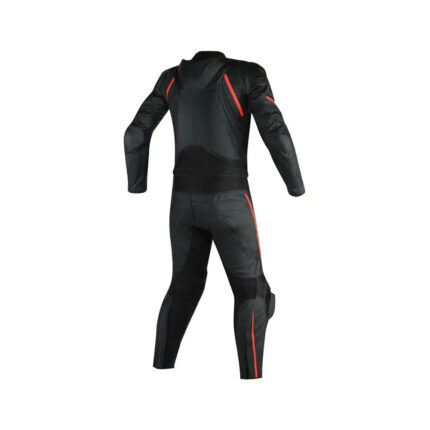 Leather Motorbike Race Suit Black MotoGP Motorcycle Riding Suit